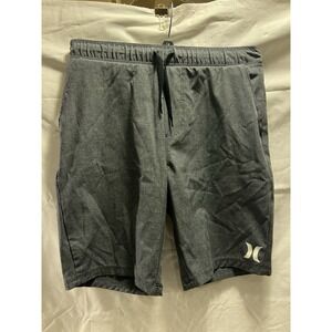 Hurley Boy's Stretch Hybrid Pull-On Shorts in a Grey heathered finish Size Med